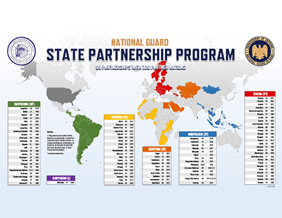 State Partnership Program Map
